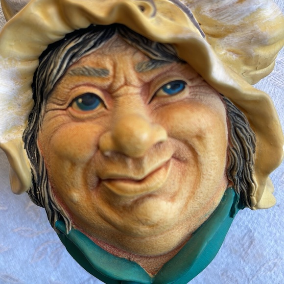 Bossons Wall Head Sarah Gamp Vintage 1964 England - Picture 10 of 12